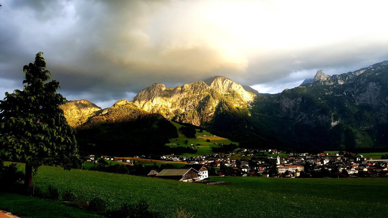 Appartamento Haus Panoramablick Abtenau Esterno foto