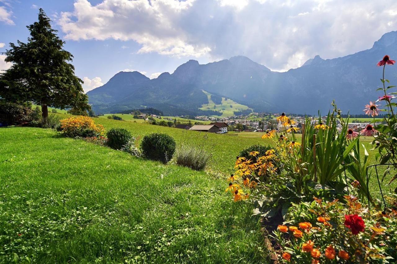 Appartamento Haus Panoramablick Abtenau Esterno foto